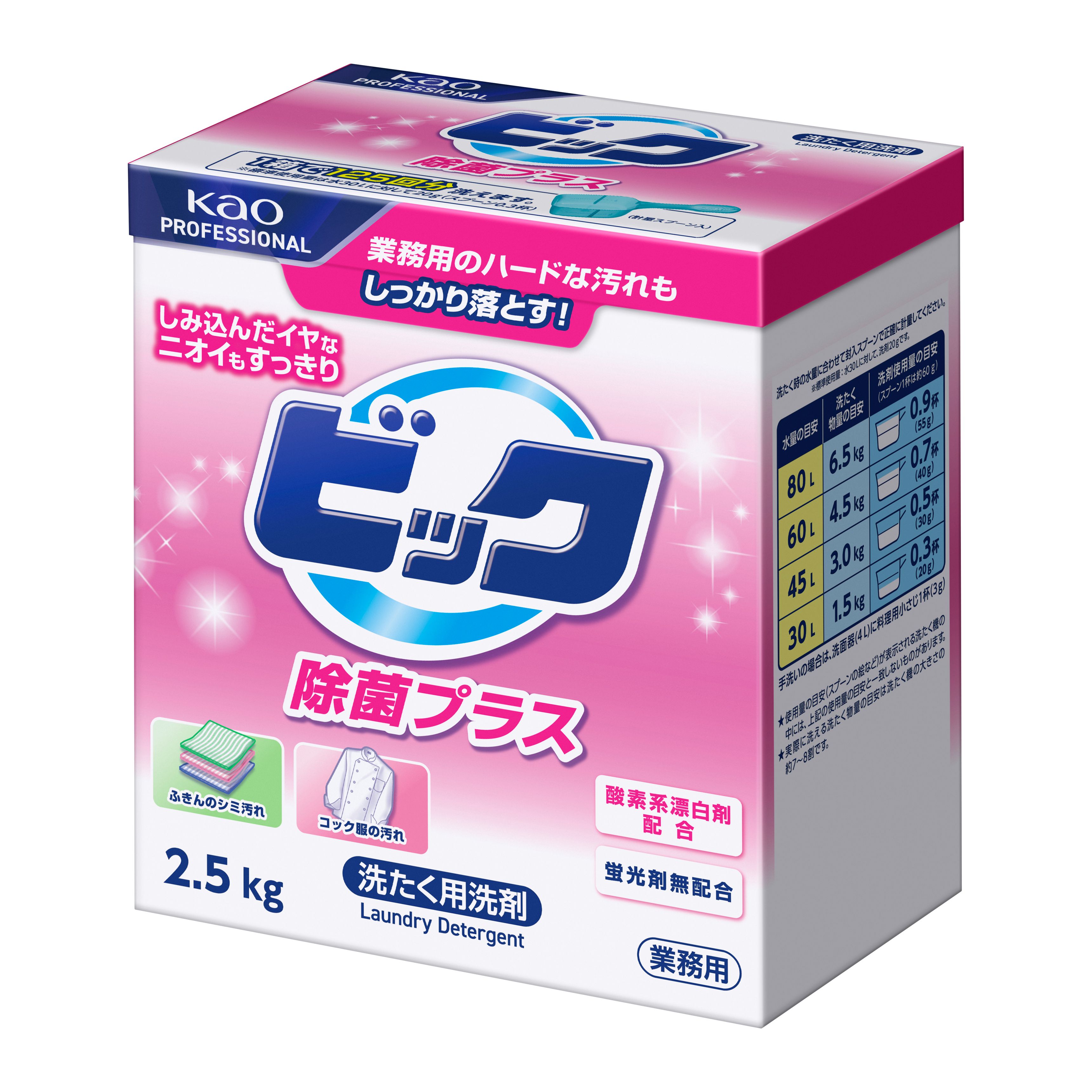 花王プロフェッショナル・サービス | 製品情報 | ビック 除菌プラス 2
